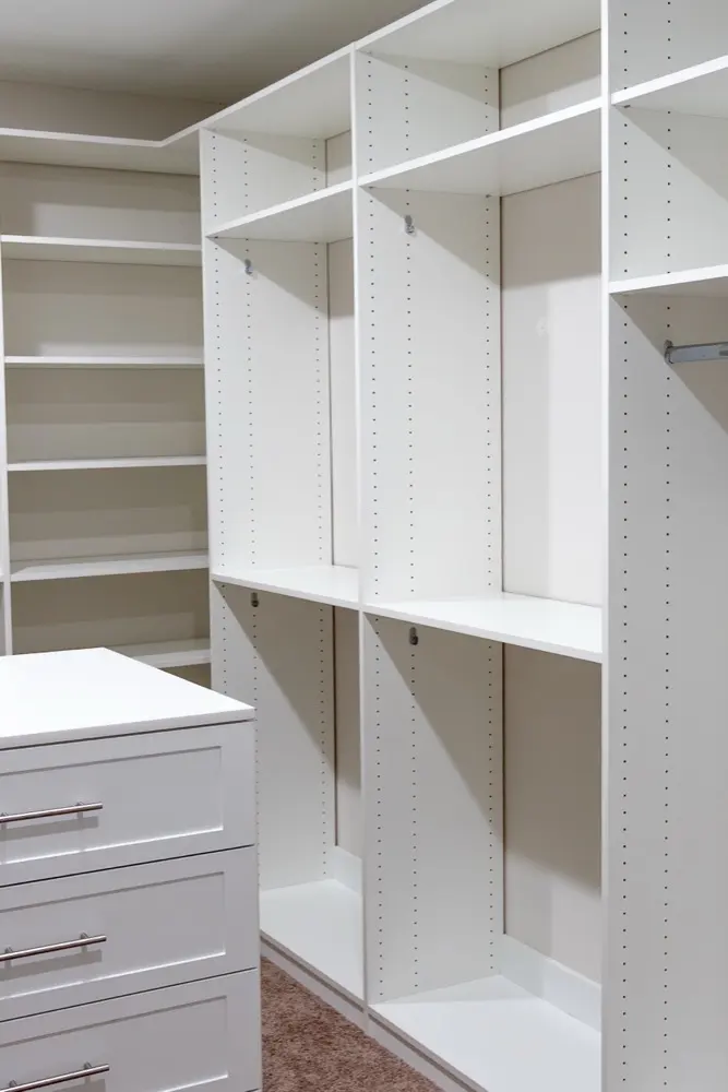 Custom built-in home office and media wall in Orlando